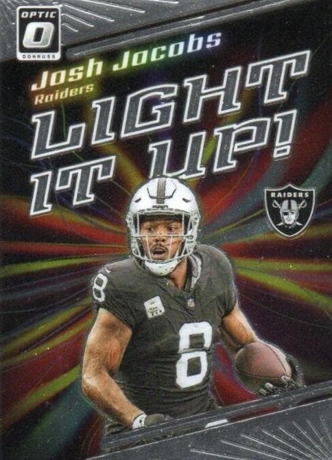 Josh Jacobs 2023 panini Panini Donruss Optic