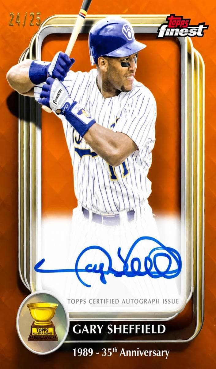 Gary Sheffield 2025 topps Topps Finest