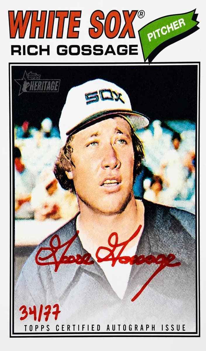 Rich Gossage trading card