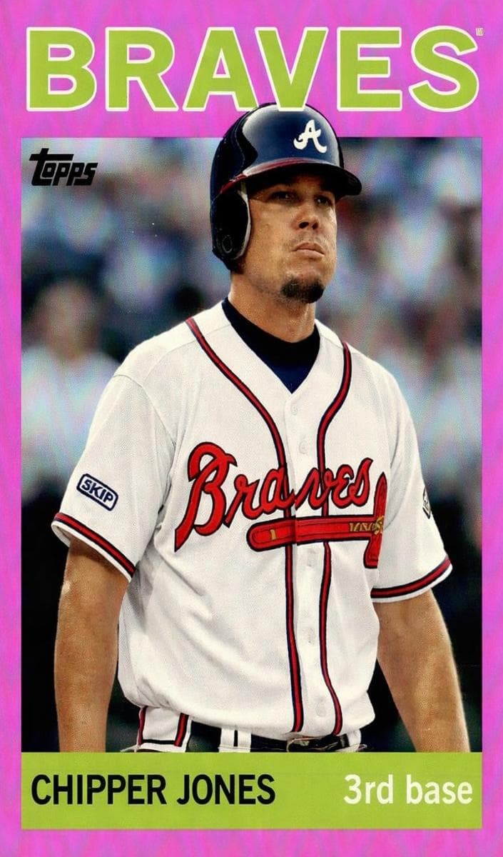Chipper Jones 2025 topps Topps Archives