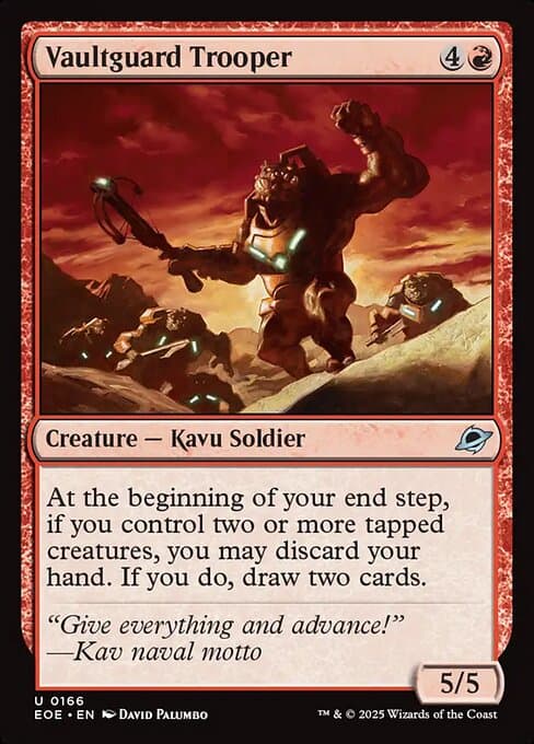 Vaultguard Trooper 2025 Magic: The Gathering Edge of Eternities