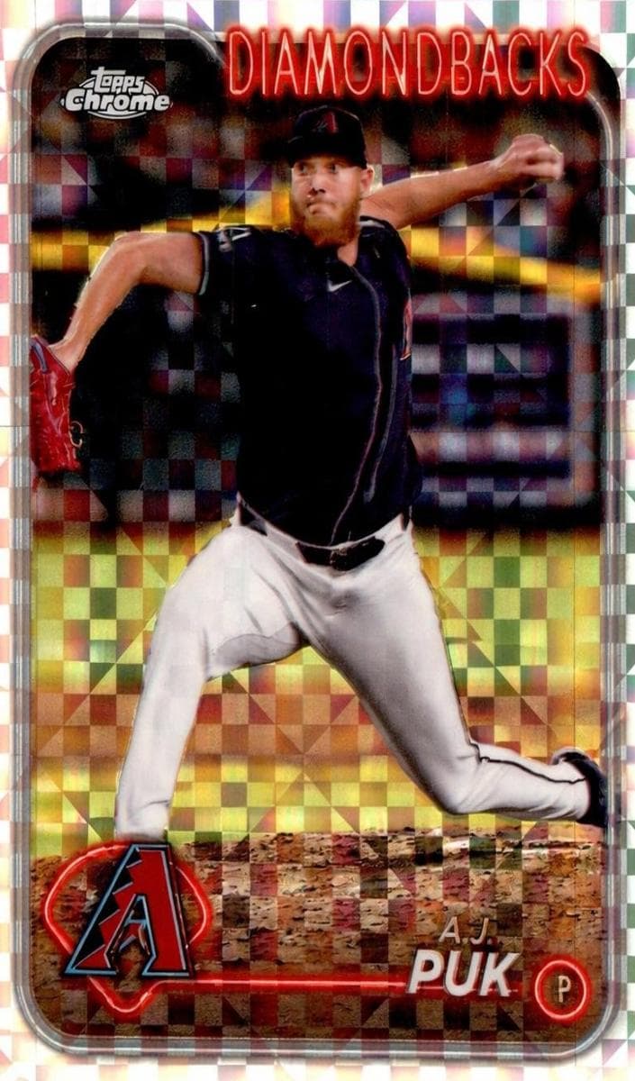 A.J. Puk 2024 topps Topps Chrome Update