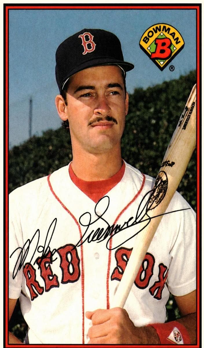Mike Greenwell 1989 bowman Bowman