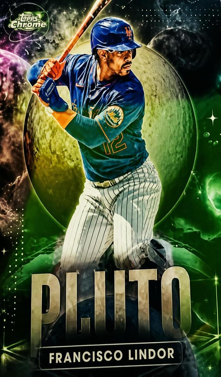 Francisco Lindor 2025 topps Topps Cosmic Chrome