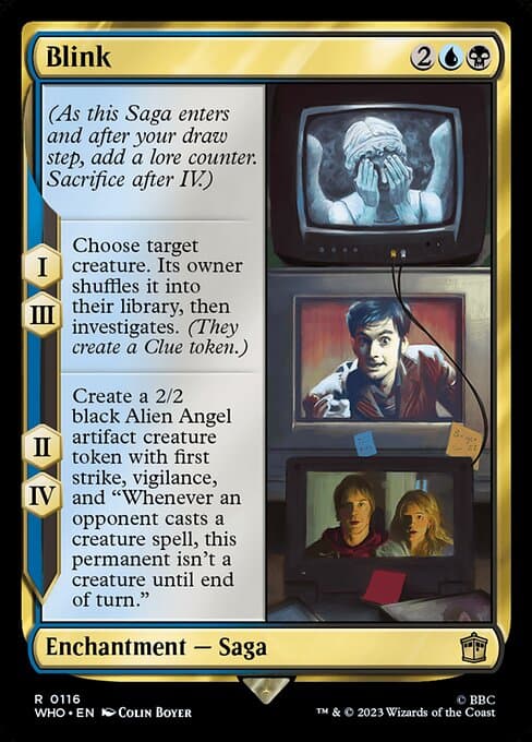 Blink 2023 Magic: The Gathering Doctor Who Foil