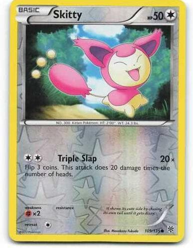Skitty trading card