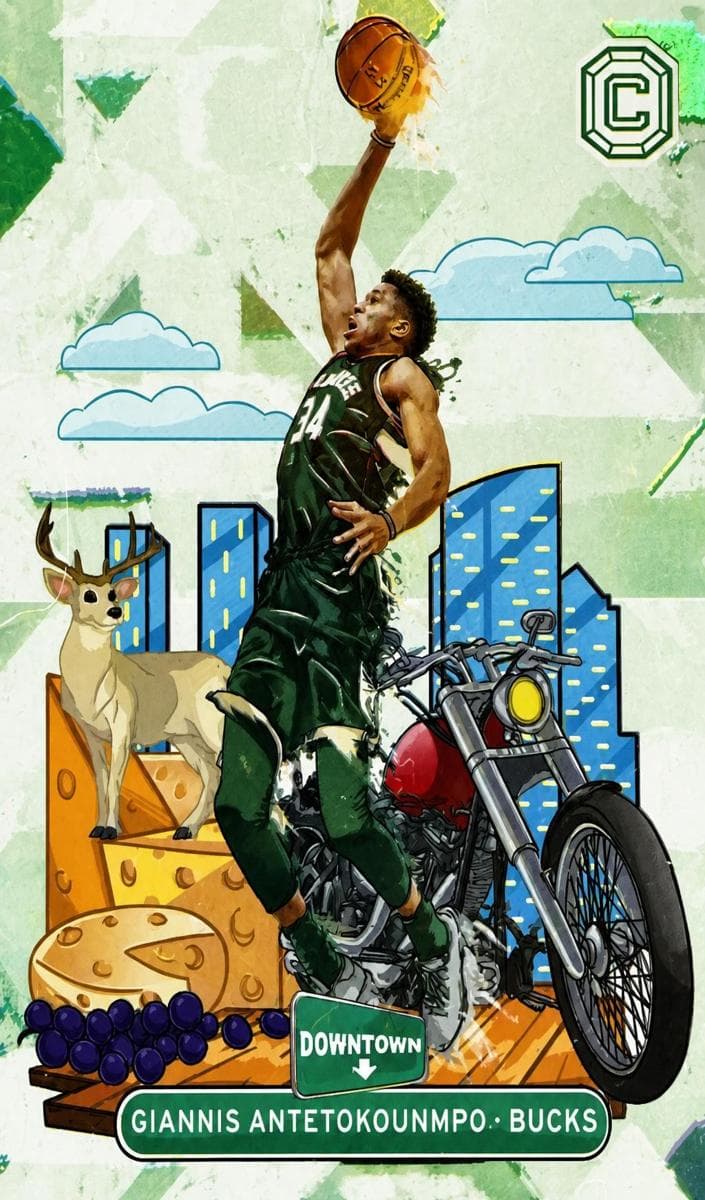 Giannis Antetokounmpo 2017 panini