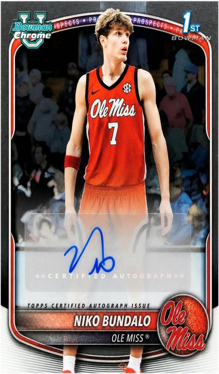 Niko Bundalo trading card