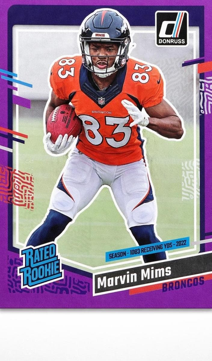 Marvin Mims 2023 panini Panini Donruss