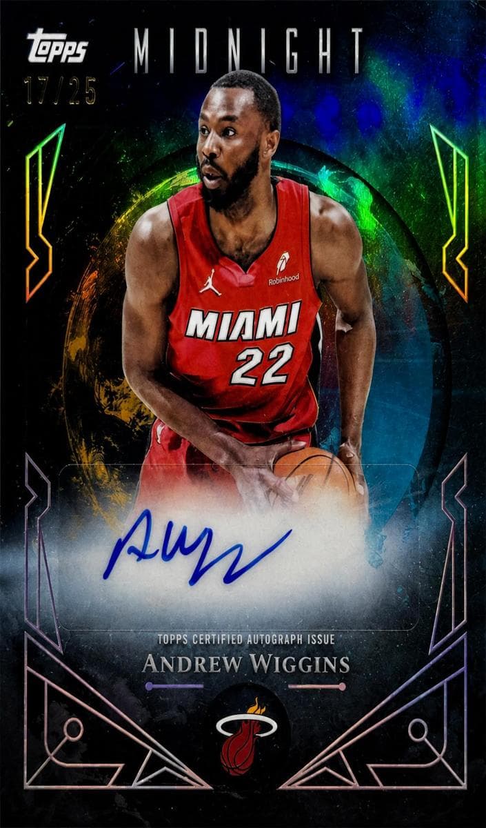 Andrew Wiggins 2025 topps Topps Midnight