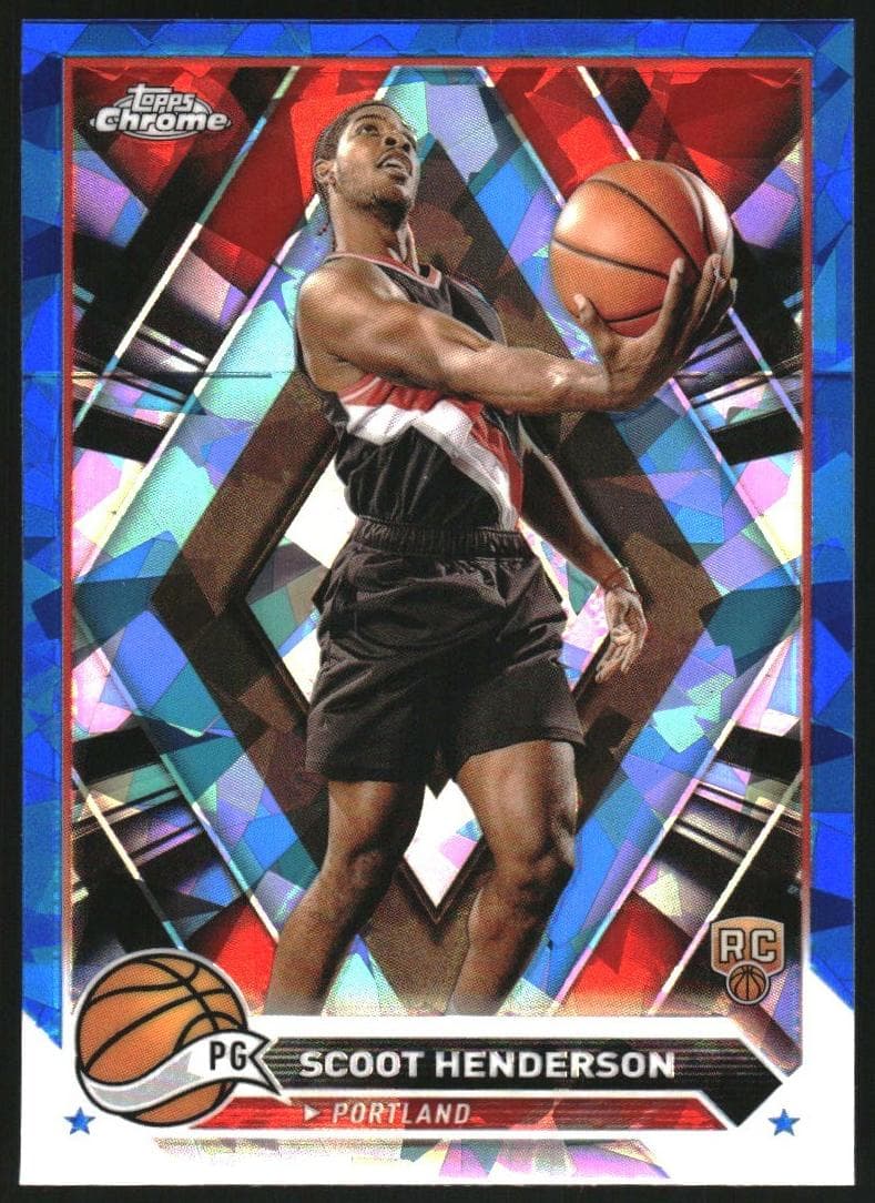 Scoot Henderson 2023 topps Topps Chrome Sapphire Edition
