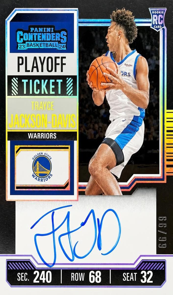 Trayce Jackson-Davis 2023 panini Panini Contenders