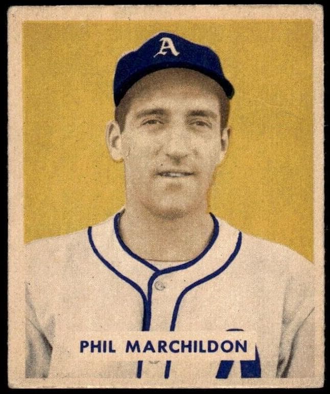 Phil Marchildon 1949 bowman Bowman