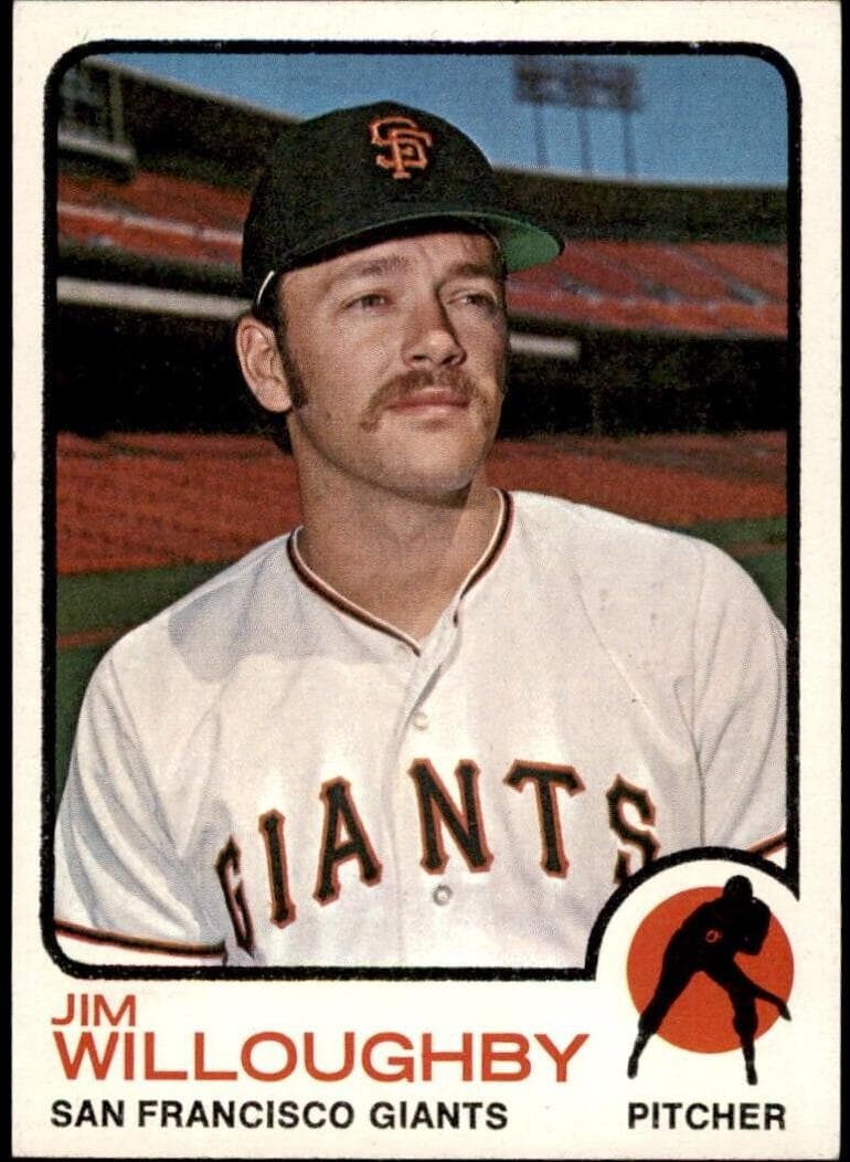 Jim Willoughby 1973 topps Topps