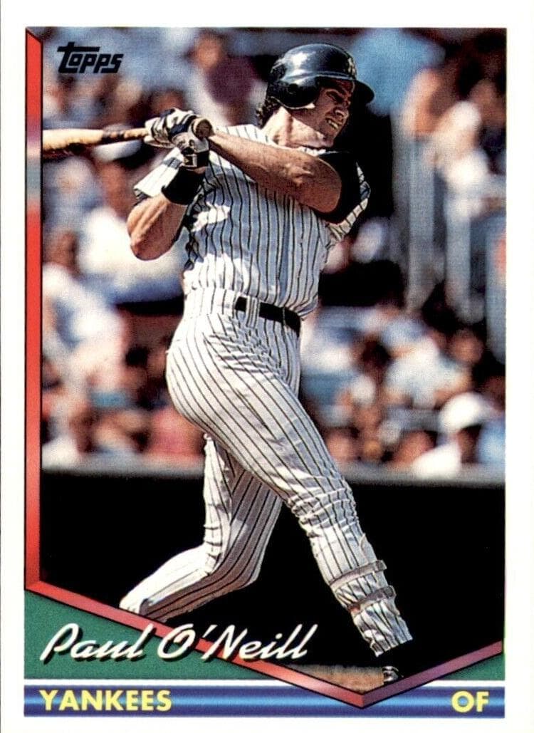 Paul O'Neill 1994 topps Topps