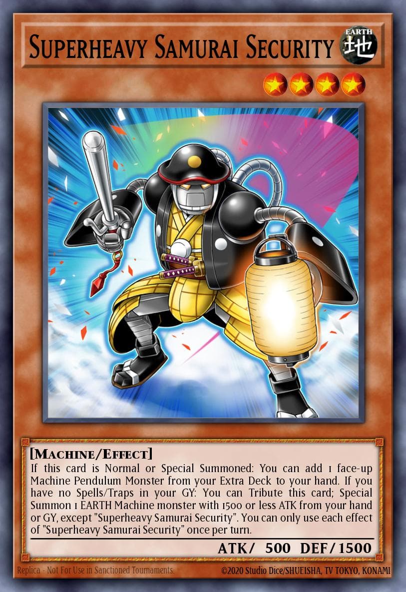 Superheavy Samurai Security 2010 Yu-Gi-Oh! Japanese V Jump