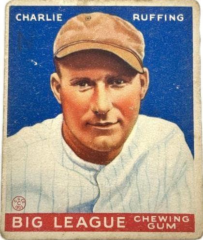 Charlie Ruffing 1933 unknown Goudey