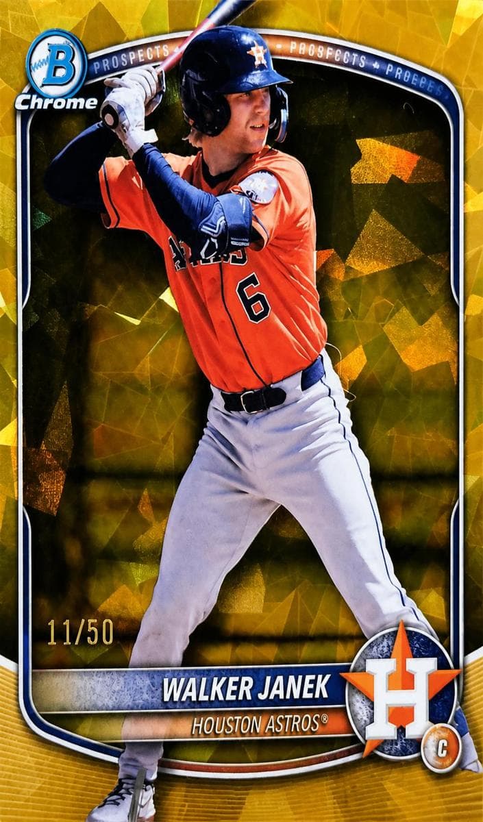 Walker Janek 2025 bowman Bowman Draft Sapphire