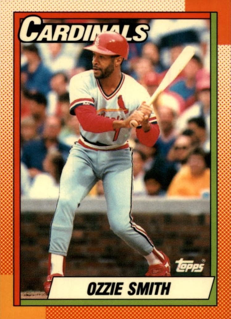 Ozzie Smith 1990 topps O-Pee-Chee
