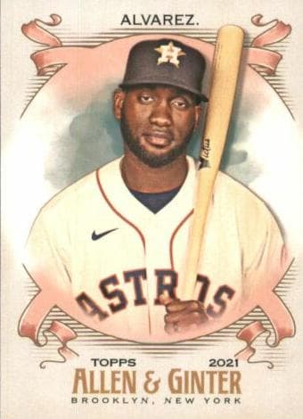 Yordan Alvarez 2021 topps Topps Allen & Ginter