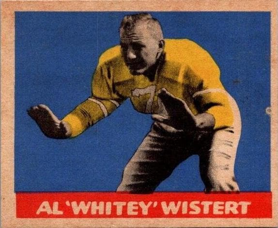 Whitey Wistert 1949 leaf