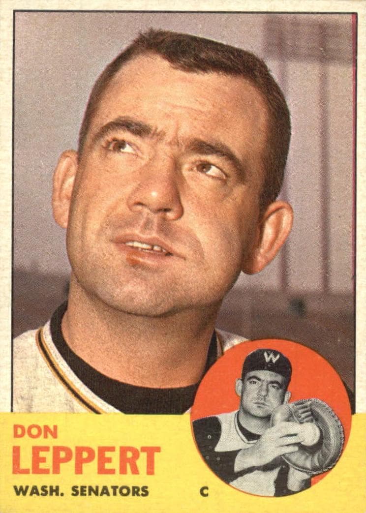 Don Leppert 1963 topps Topps