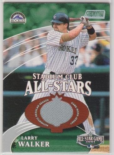 Larry Walker 2001 unknown Stadium Club