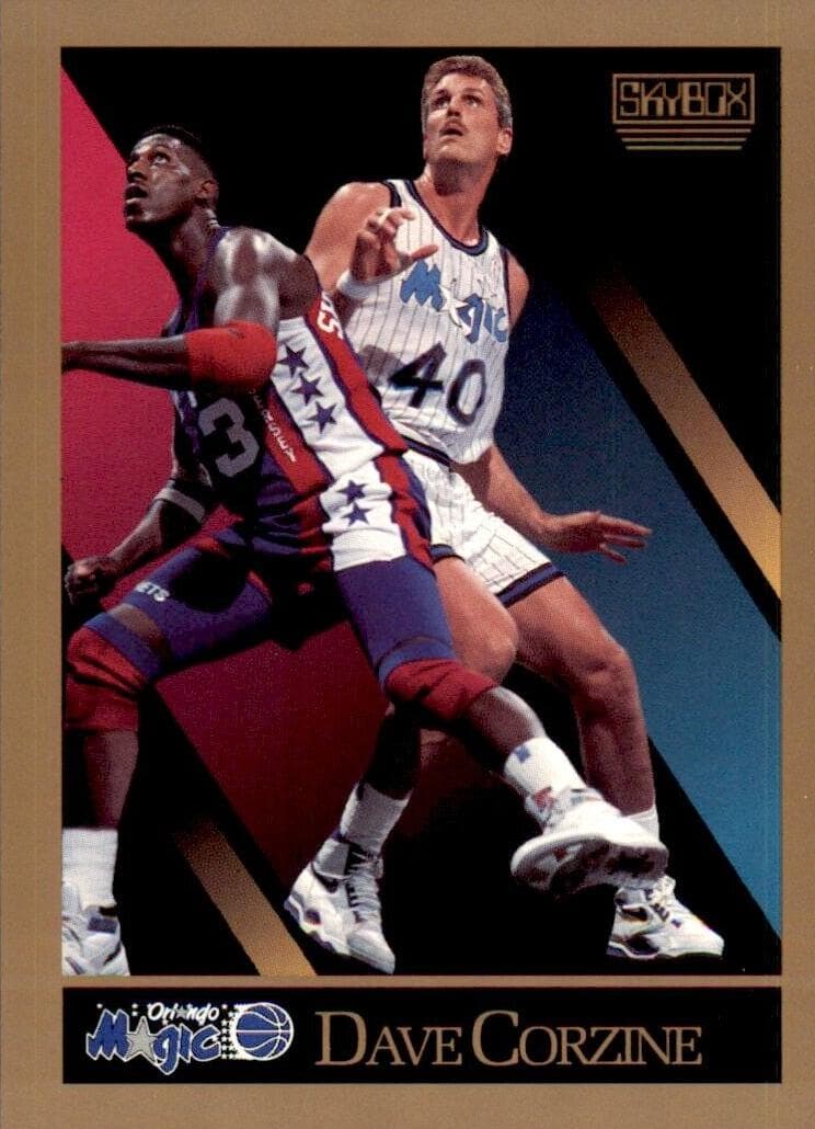 Dave Corzine 1990 fleer