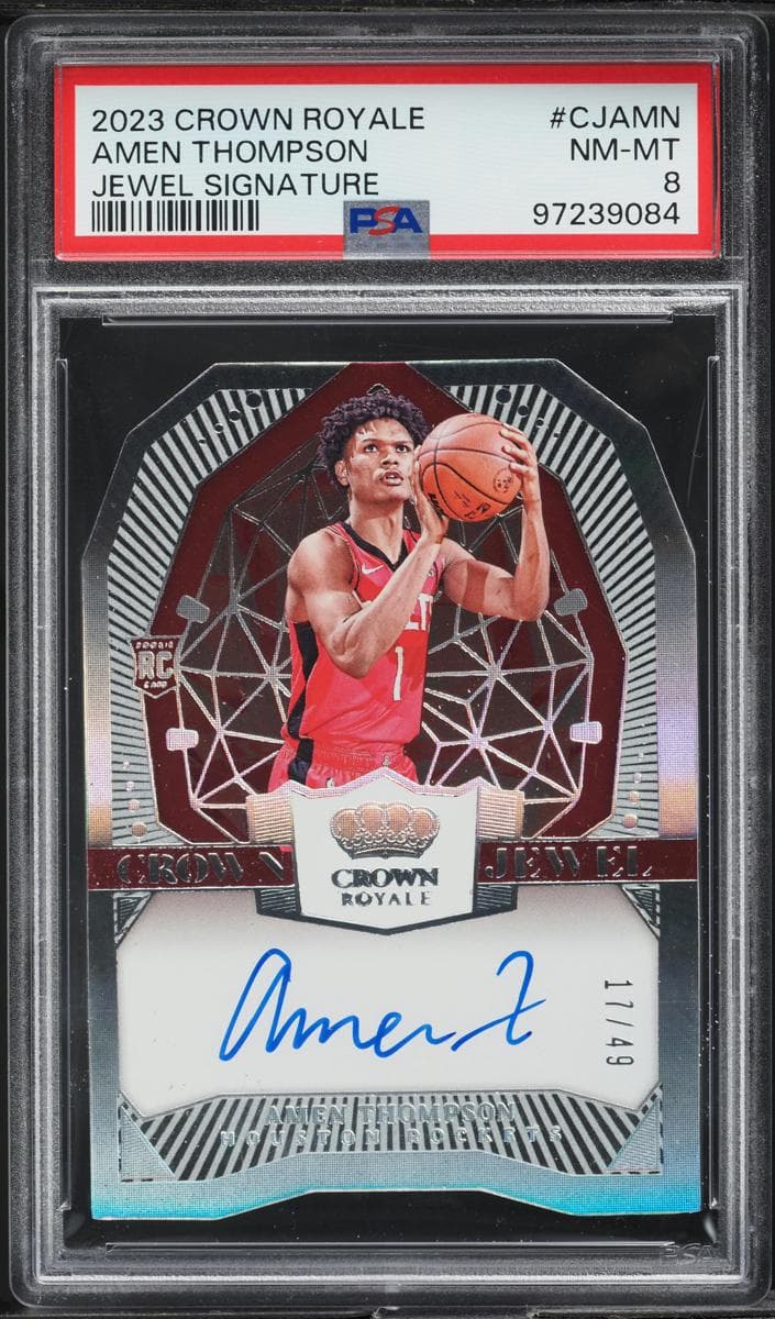 Amen Thompson 2023 panini Panini Crown Royale