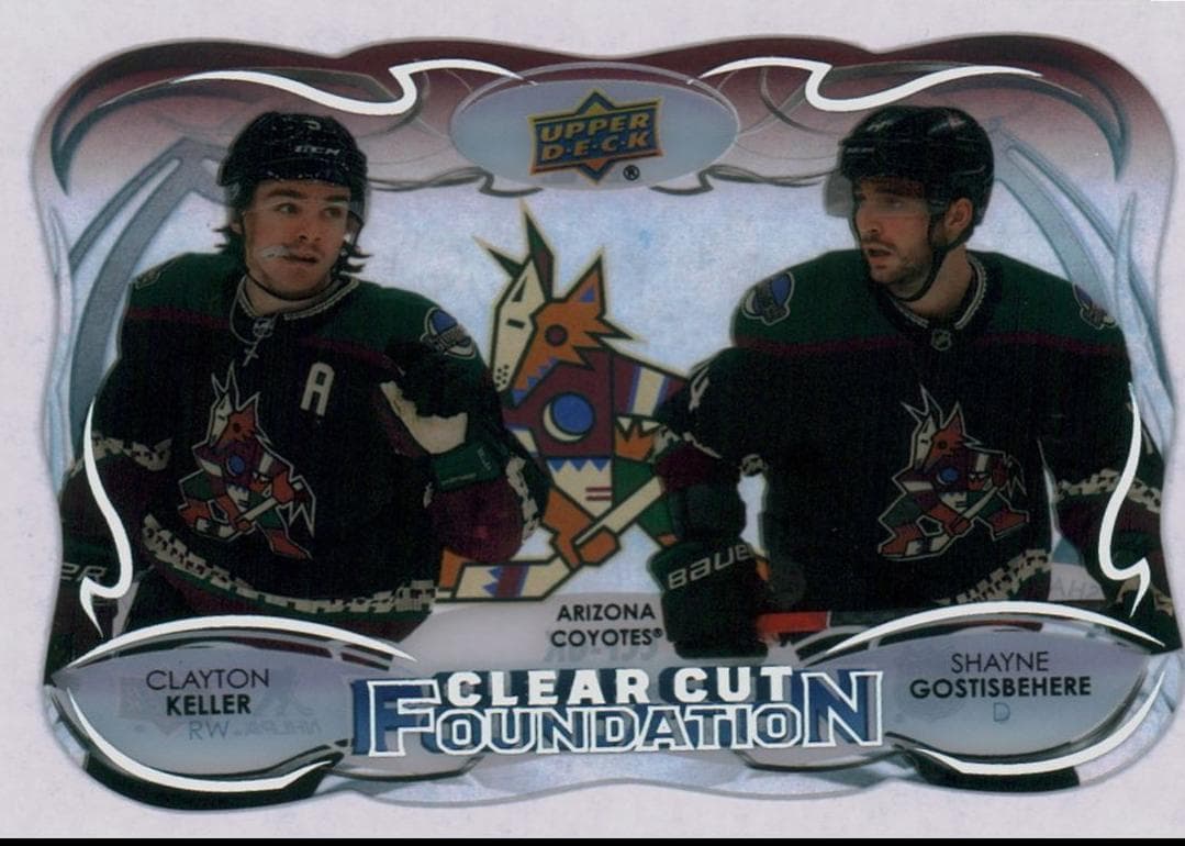 Clayton Keller/Shayne Gostisbehere 2022 upper-deck Upper Deck