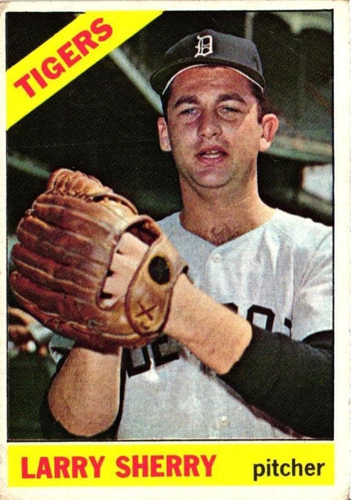 Larry Sherry 1966 topps Topps Venezuelan