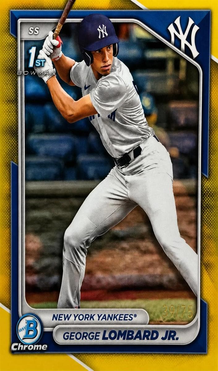 George Lombard Jr. 2024 bowman Bowman Chrome Prospects