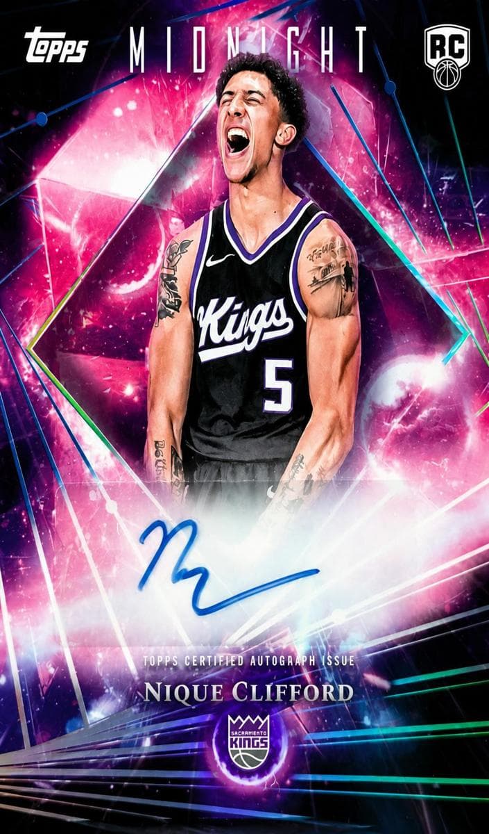 Nique Clifford 2025 topps Topps Midnight