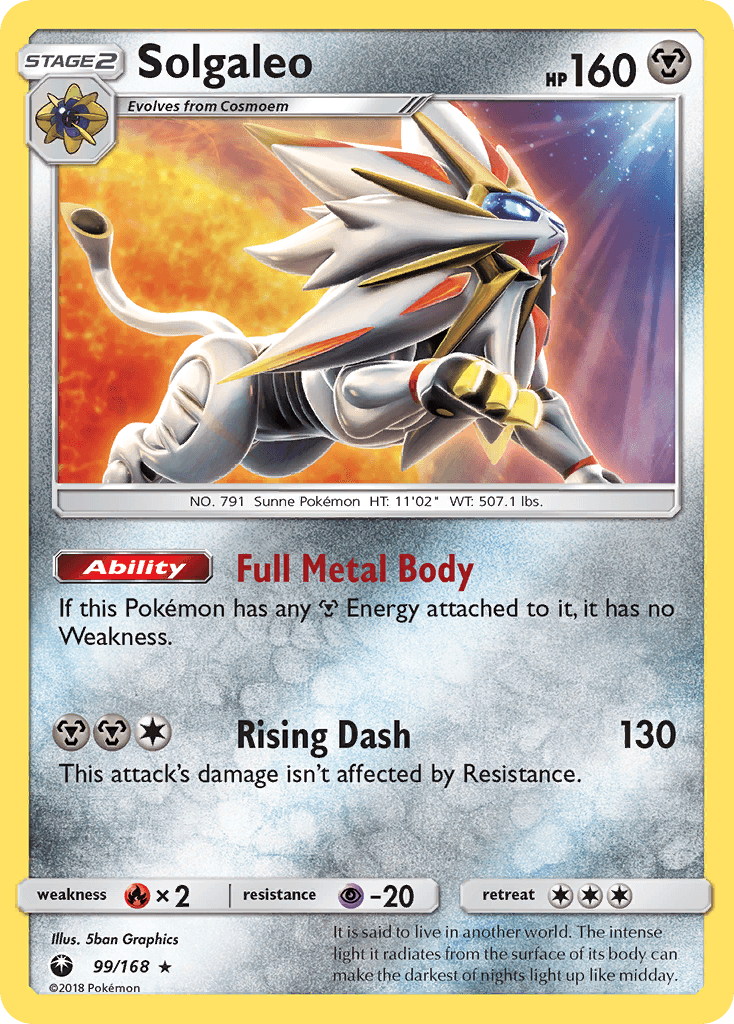 Solgaleo 2022 Pokemon Chinese CSM1.5C