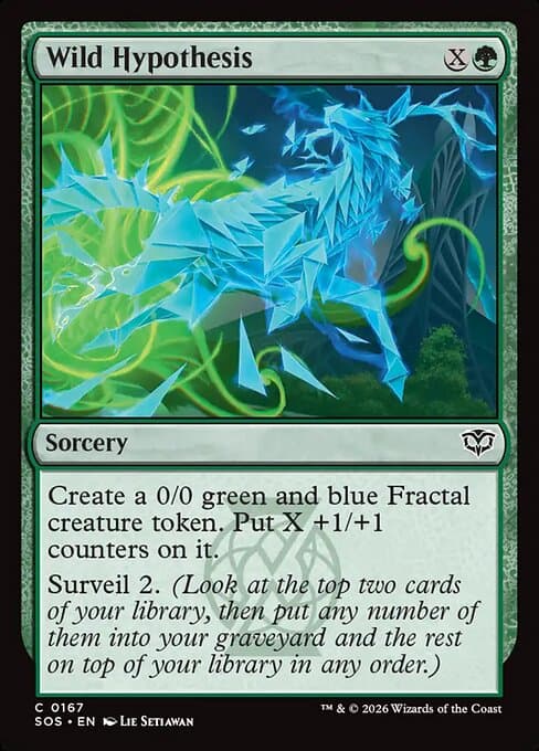 Wild Hypothesis 2026 Magic: The Gathering Secrets of Strixhaven Foil