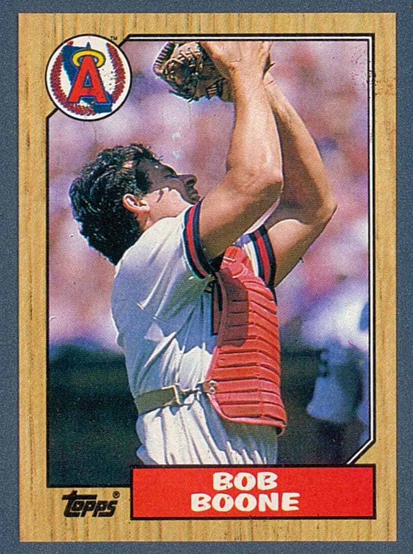 Bob Boone 1987 topps Topps