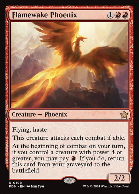 Flamewake Phoenix 2015 Magic: The Gathering Fate Reforged