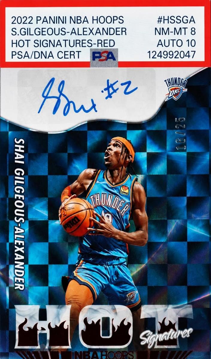 Shai Gilgeous-Alexander 2022 panini Hoops