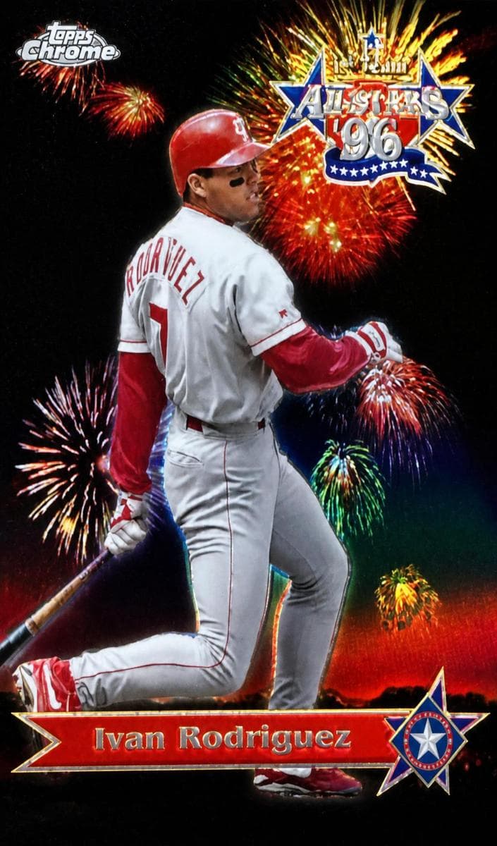 Ivan Rodriguez 1997 topps Topps Chrome