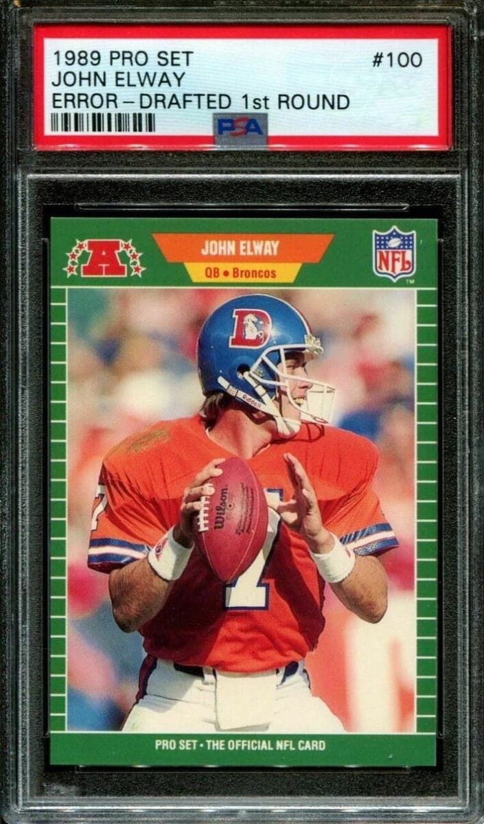 John Elway 1989 unknown