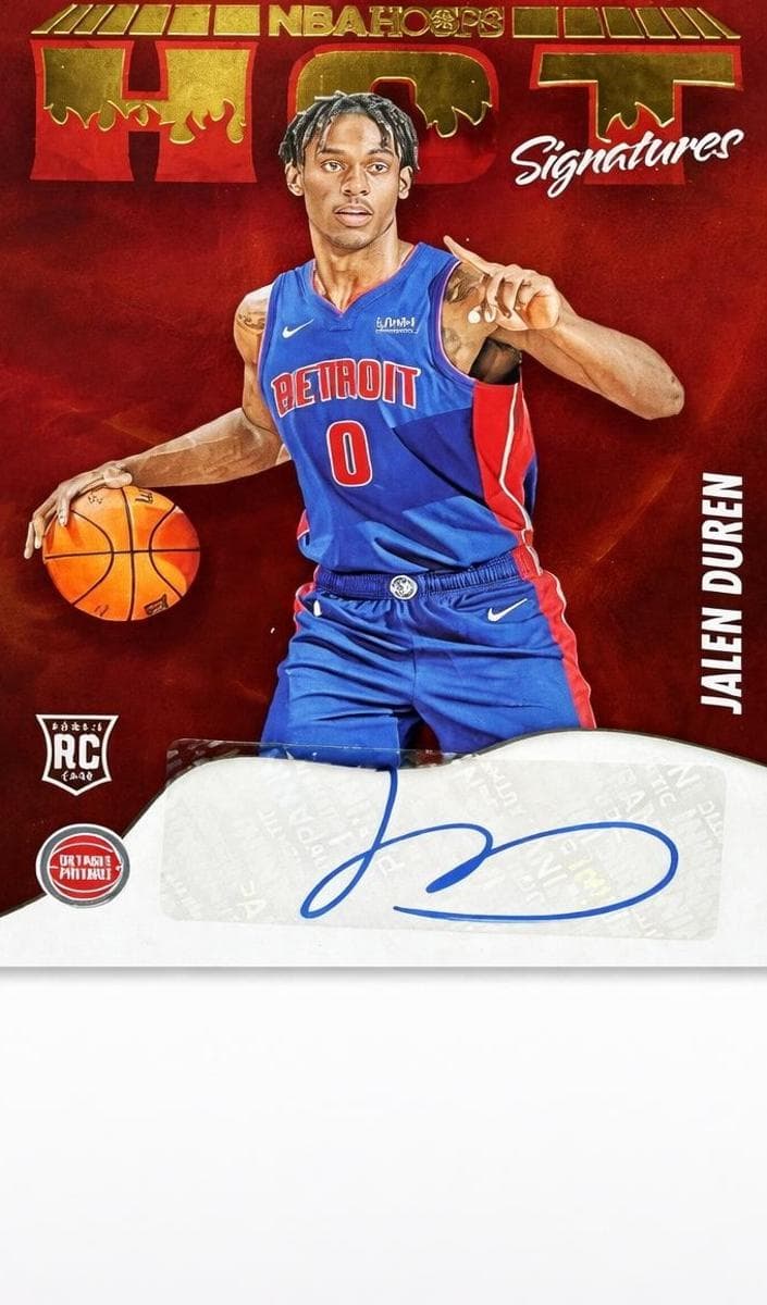 Jalen Duren 2022 panini Hoops