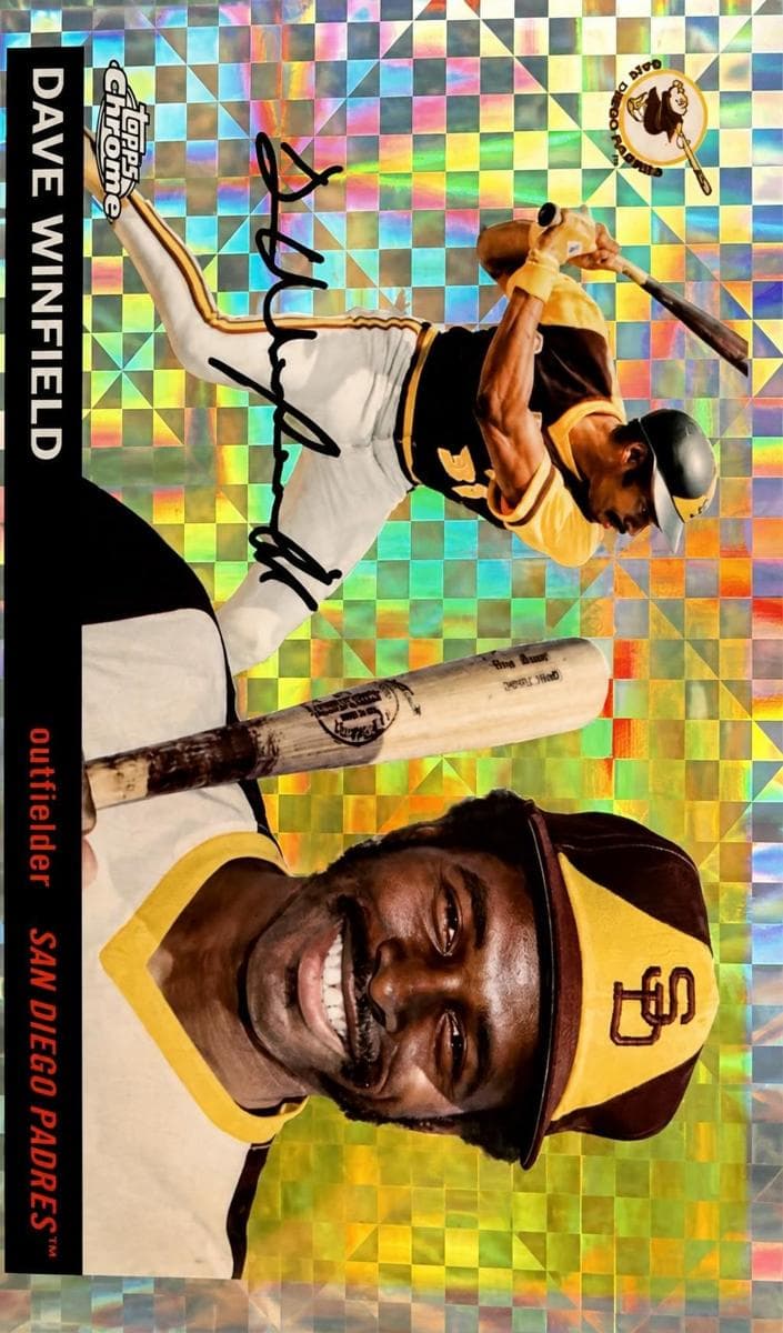 Dave Winfield 2023 topps Topps Chrome Platinum Anniversary