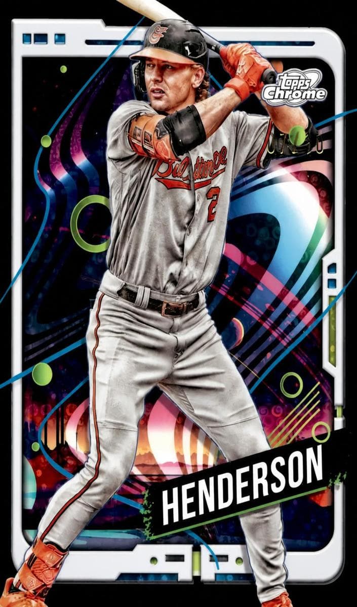Gunnar Henderson 2024 topps Topps Cosmic Chrome