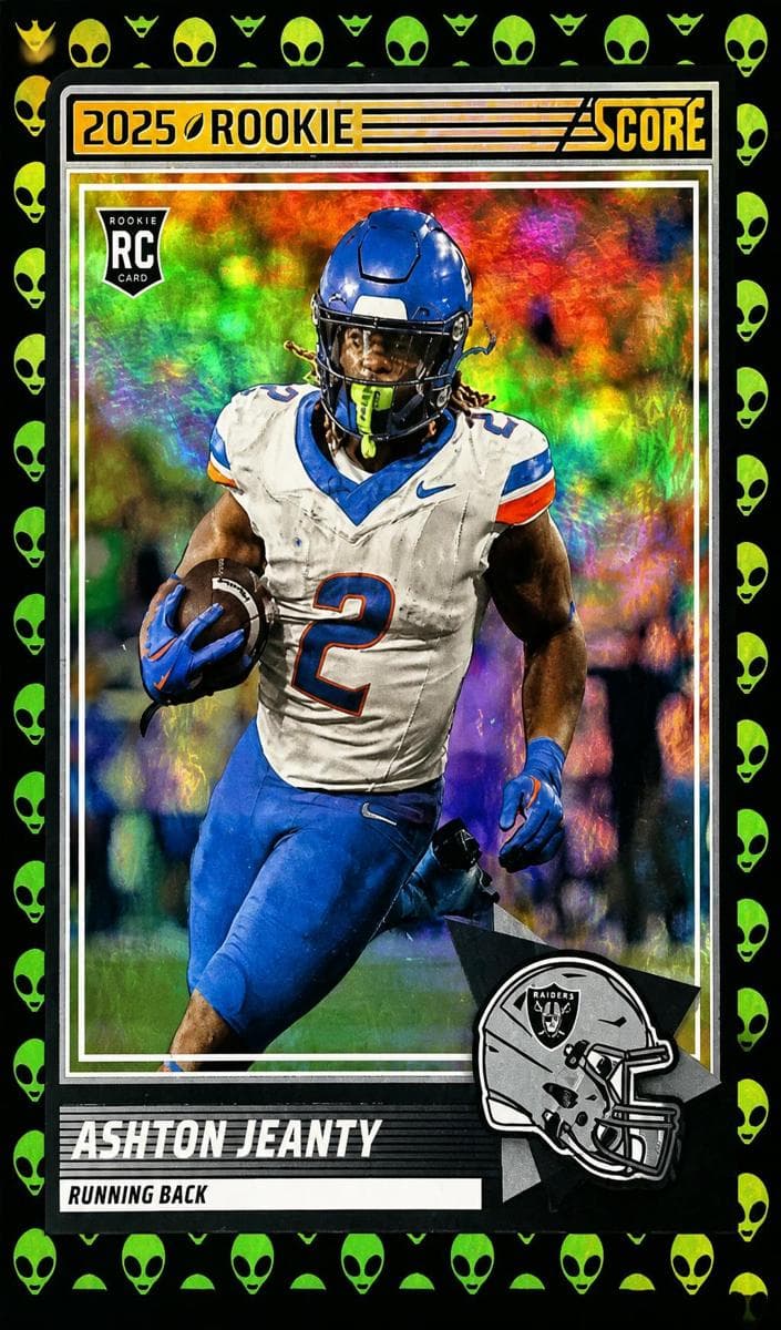 Ashton Jeanty 2025 panini Donruss Elite
