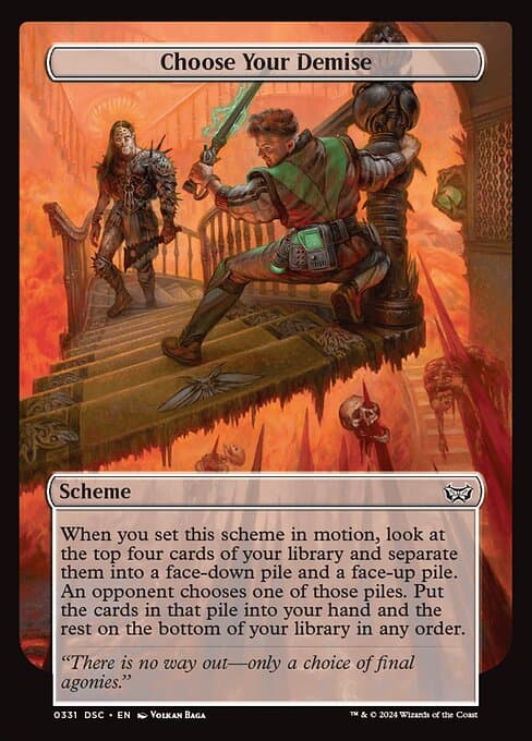 Choose Your Demise 2017 Magic: The Gathering Archenemy: Nicol Bolas Schemes