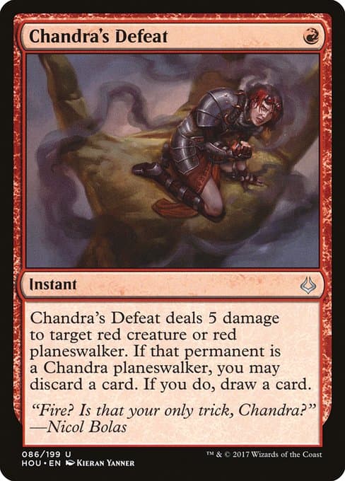 Chandra's Defeat 2017 Magic: The Gathering Hour of Devastation