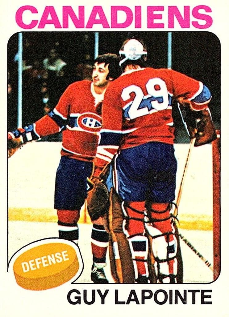 Guy Lapointe 1975 topps Topps