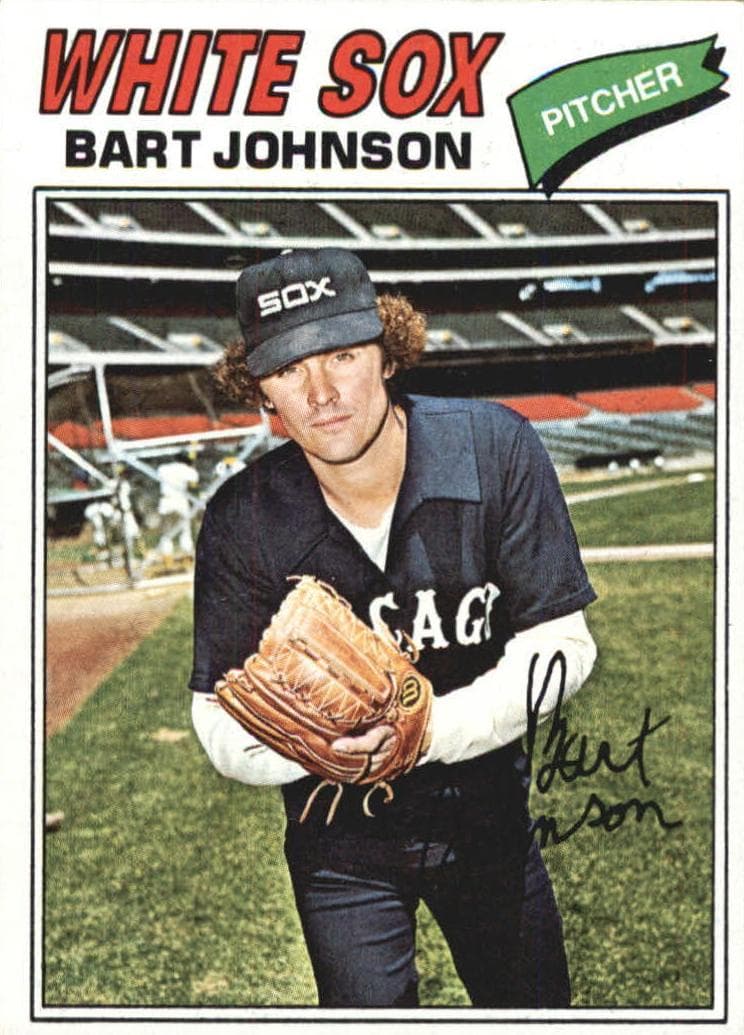 Bart Johnson 1977 topps Topps