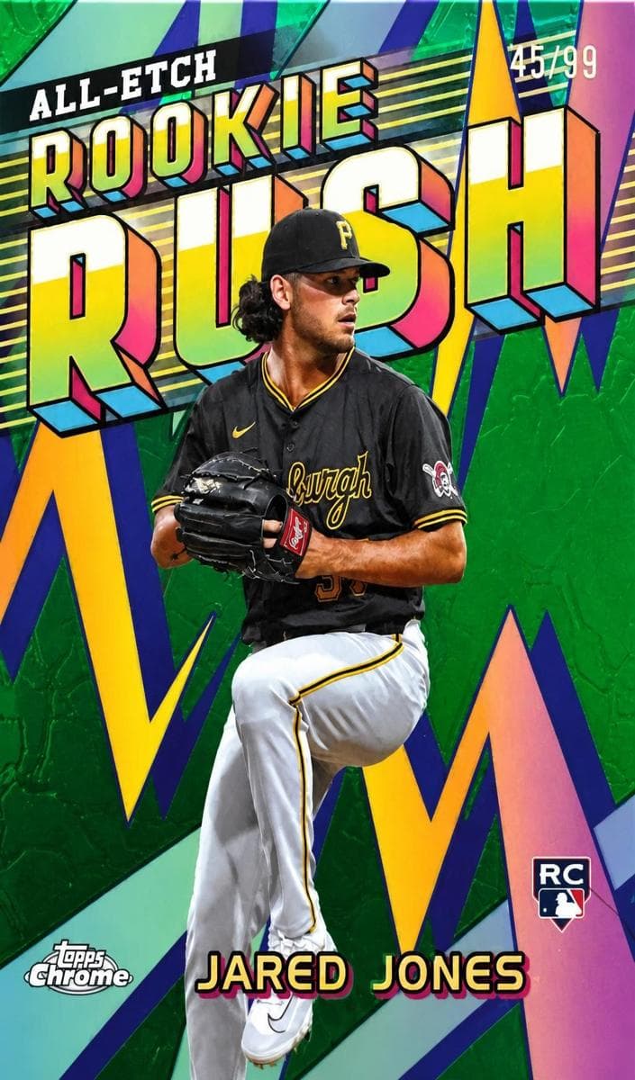 Jared Jones 2024 topps Topps Chrome Update