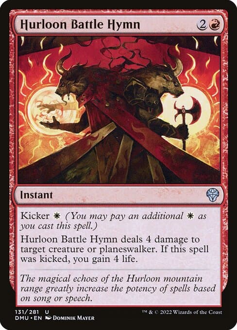 Hurloon Battle Hymn 2022 Magic: The Gathering Dominaria United